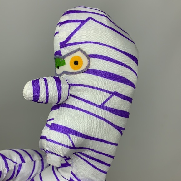 Vintage 1997 Monster Bash Gibson Greetings mummy Halloween stuffed doll RARE - Picture 14 of 17